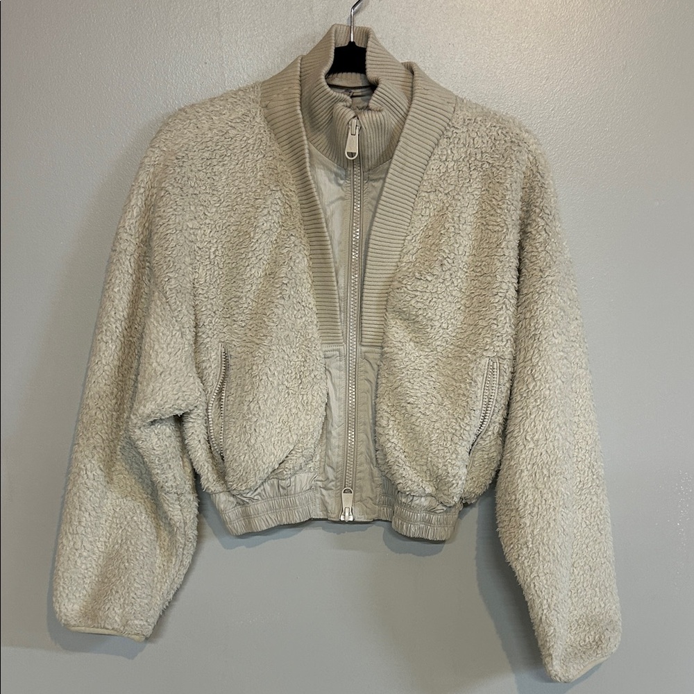 FP Movement by Free People Ivory Teddy Jacket - Picture 4 of 9